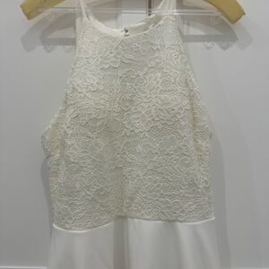 B Darlin White Lace Mini Dress